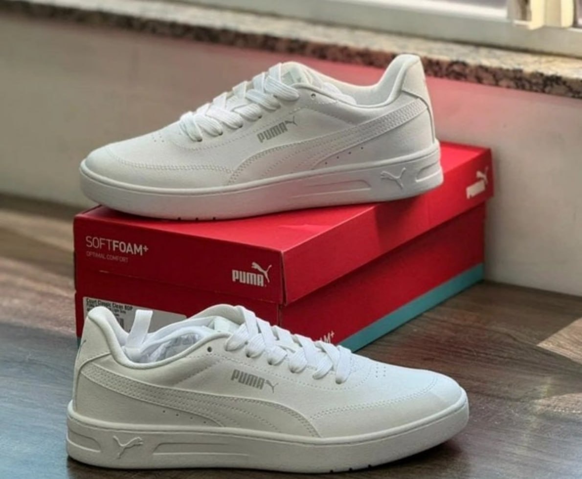 Tênis Puma Court Classic Clean várias cores