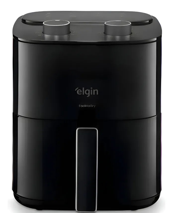 Fritadeira Air Fryer Elgin Facilita Fry 3,5l Potência 1400w Cor Preto