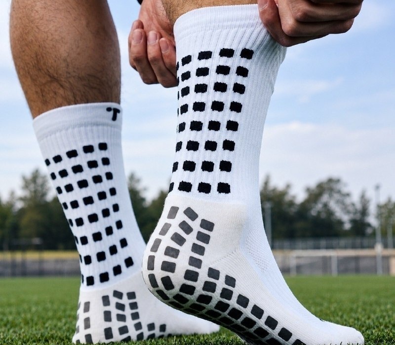 Kit com 3 Pares Meia Antiderrapante Esportiva