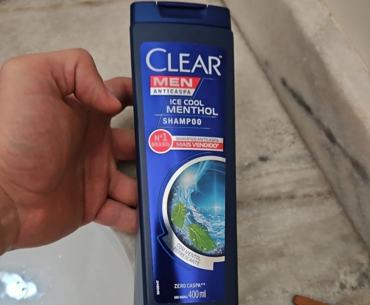Clear Shampoo Men Anticaspa Ice Cool Menthol 400mL