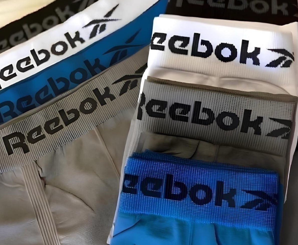 Kit 6 Cuecas Boxer Reebok Microfibra