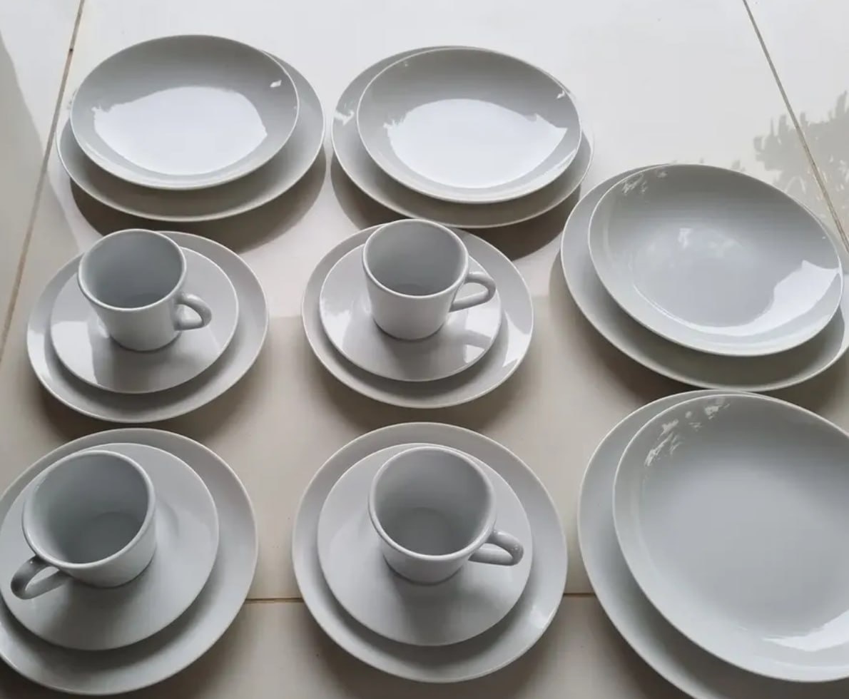 Aparelho de Jantar Tramontina Leonora em Porcelana 20 Peças
