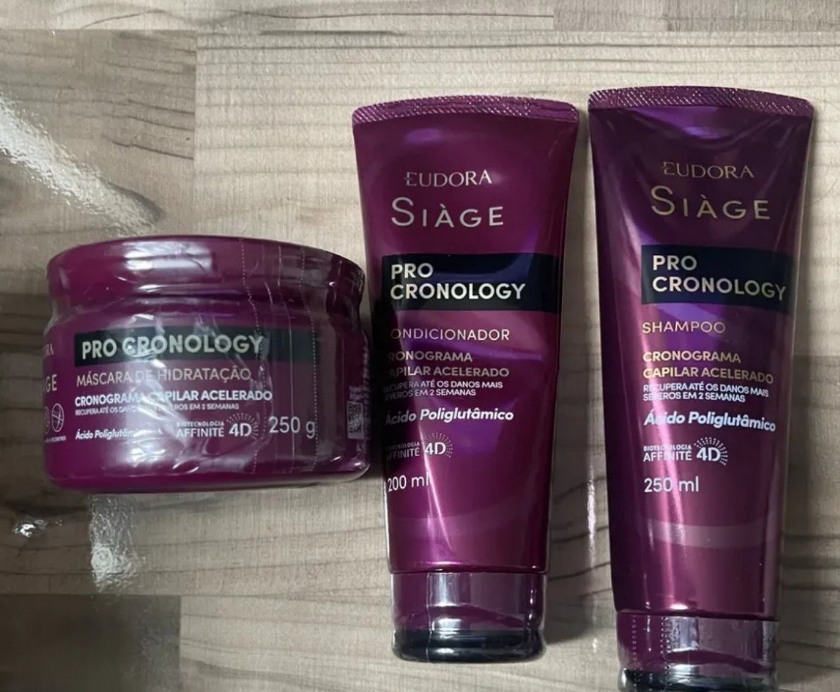 Eudora Siàge Pro Cronology Kit Shampoo, Condicionador e Máscara