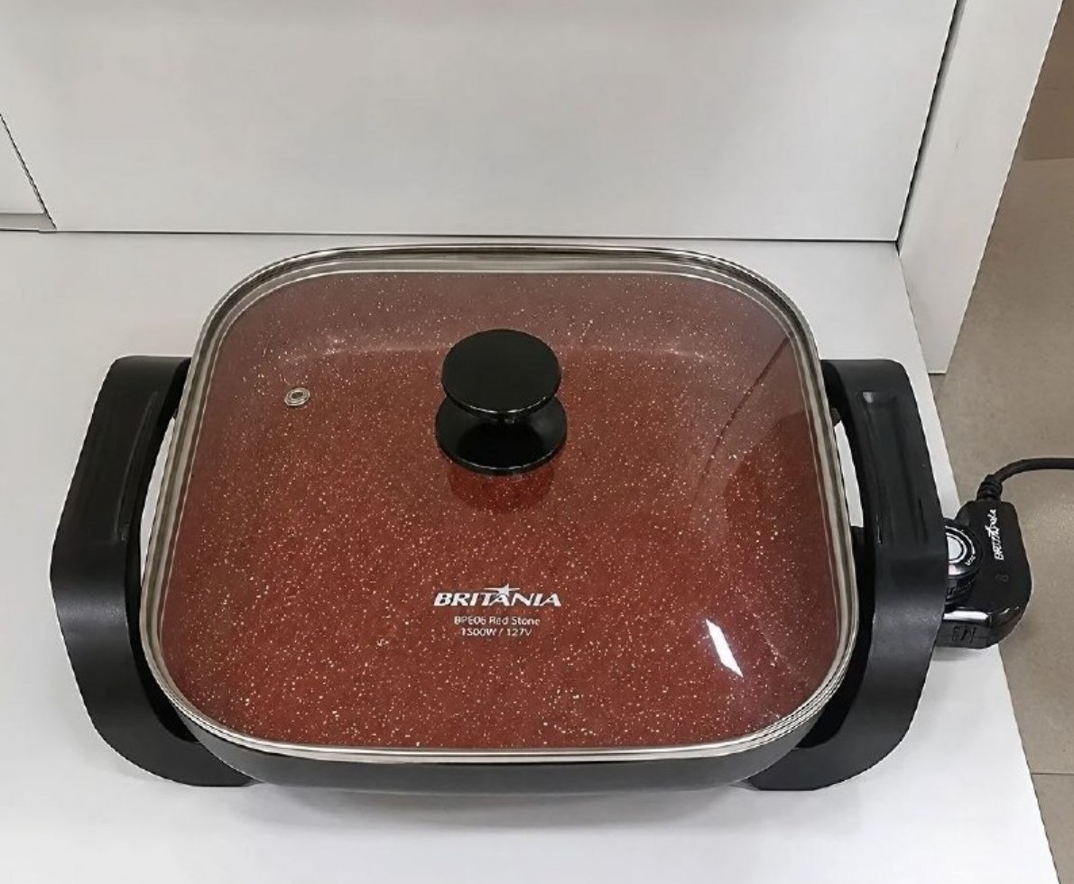 Panela Elétrica Britânia Red Stone 220V