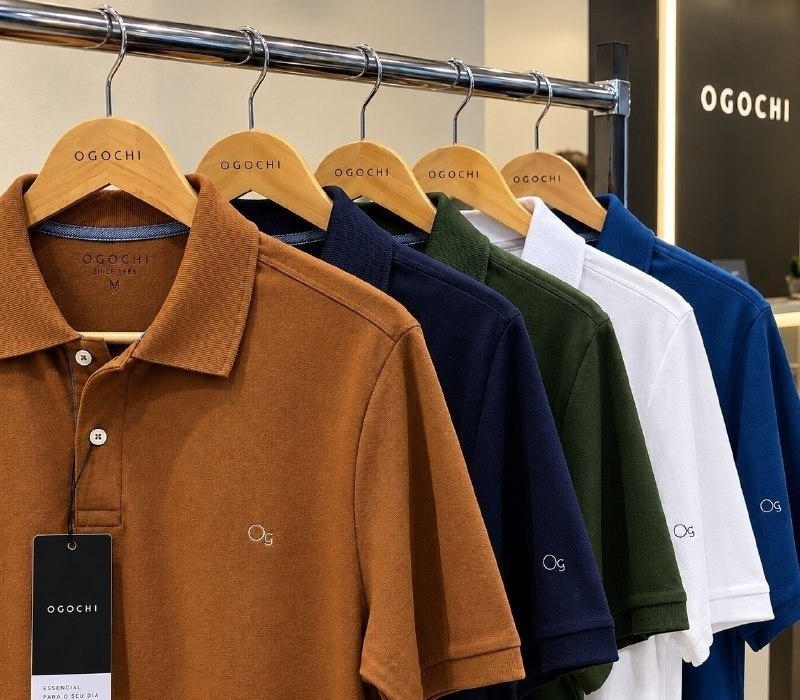 Camisa Gola Polo Ogochi Slim 9 cores
