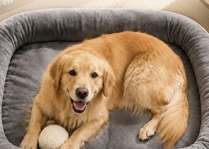 Cama Pet Grande Impermeavel Ortopedica Sofa Luxo De Cachorro