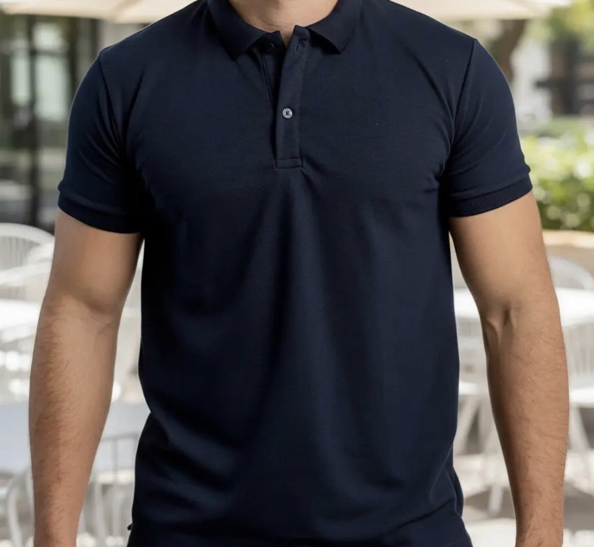 Camiseta Polo Lisa Masculina Piquet Diversas Cores Verão