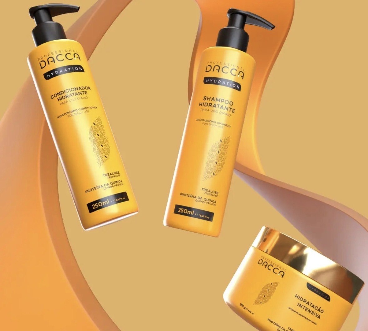 Kit Shampoo Condicionador Máscara De Hidratação Profissional