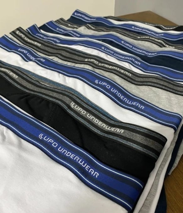 Kit com 10 Cuecas Boxer Algodão Lupo