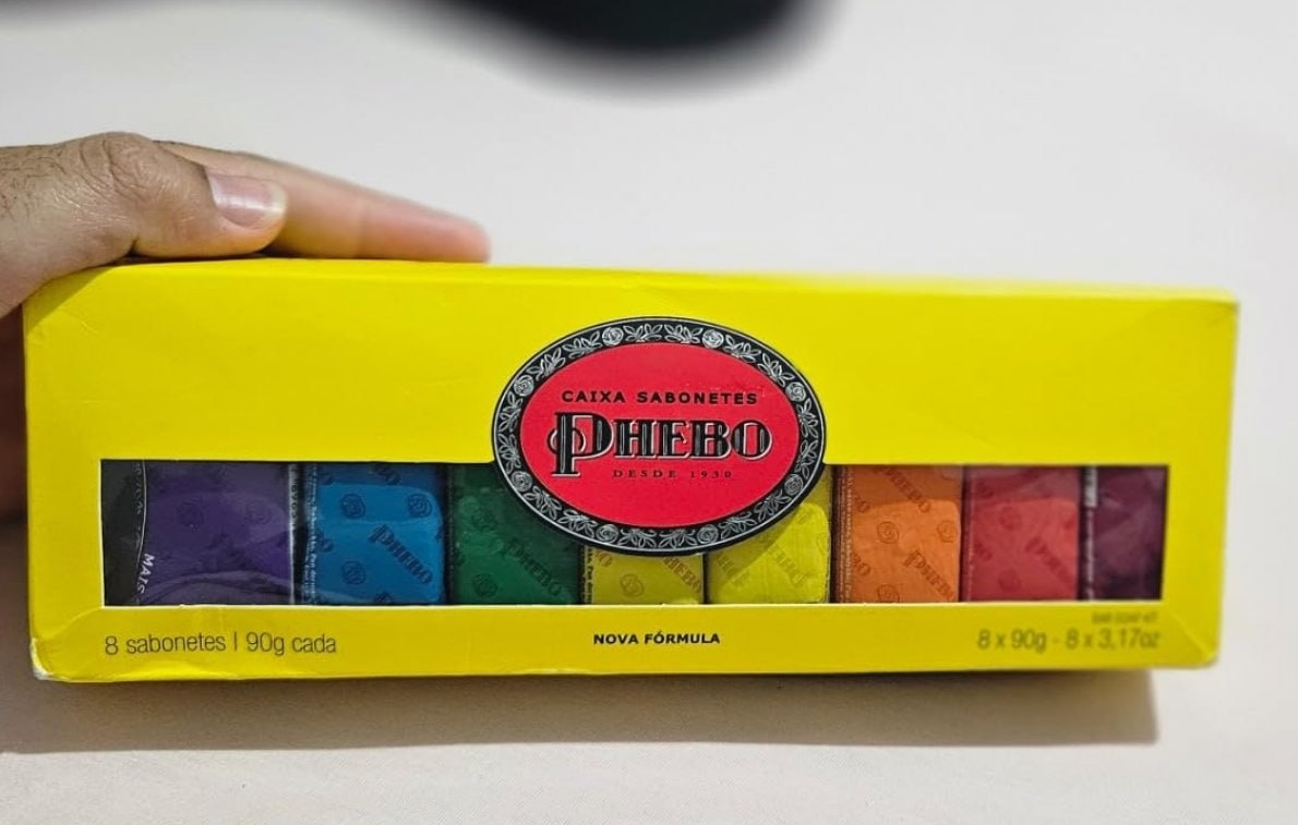 Kit 8 Sabonetes Phebo 720g