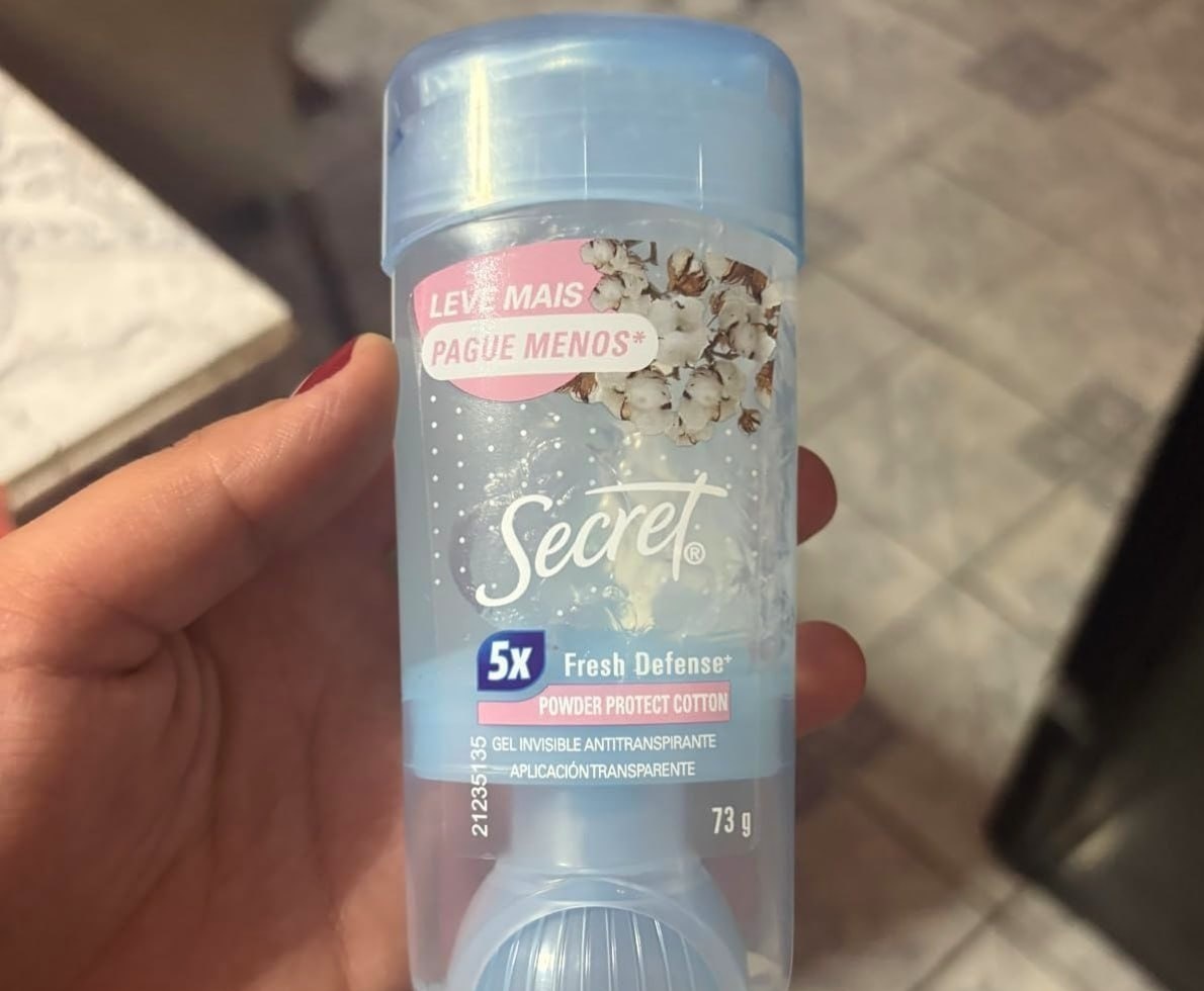 Secret Desodorante Antitranspirante em Gel Proteção de Algodão 73g