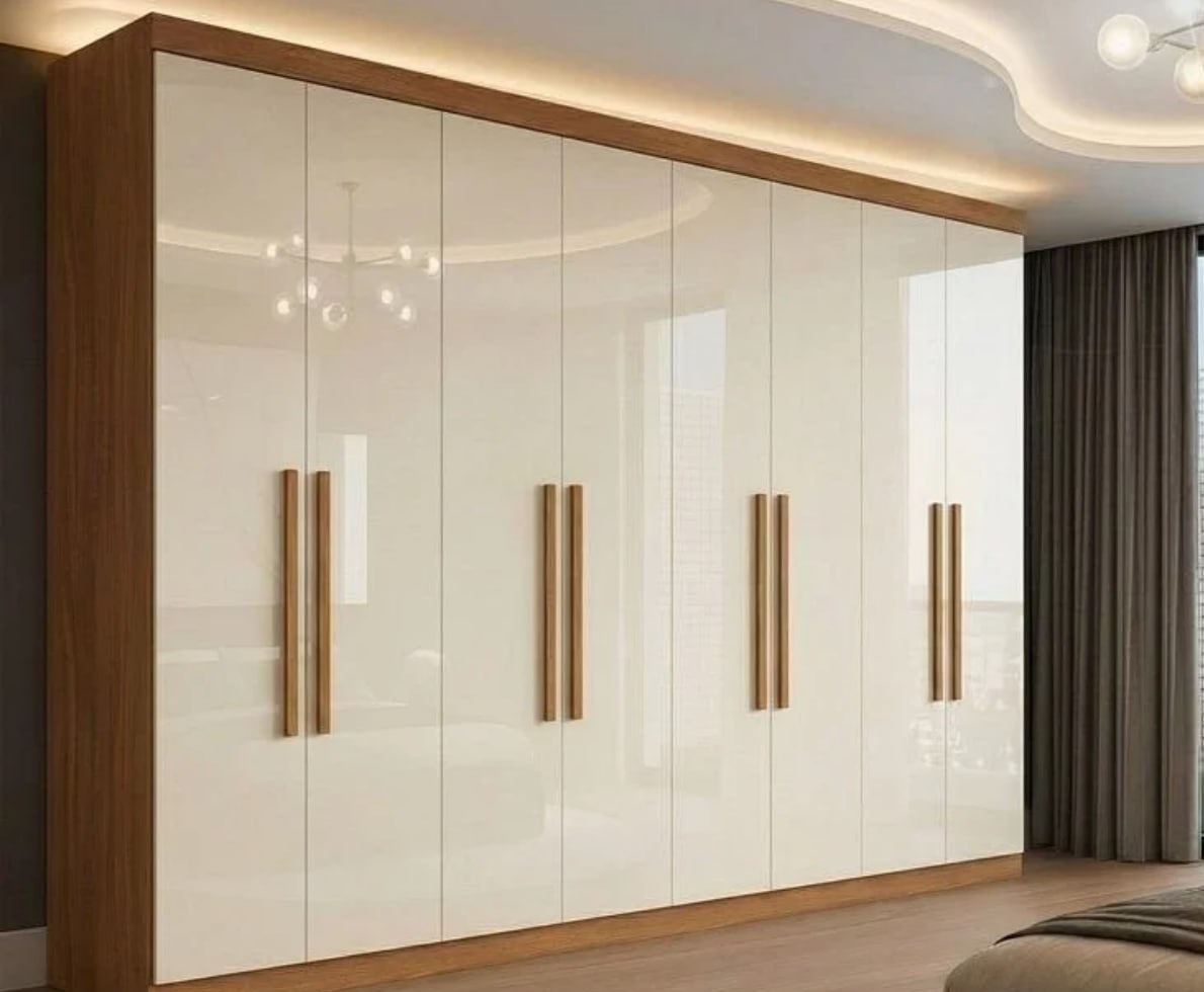 Guarda Roupa Casal 8 Portas 4 Gavetas Paris Espresso Móveis