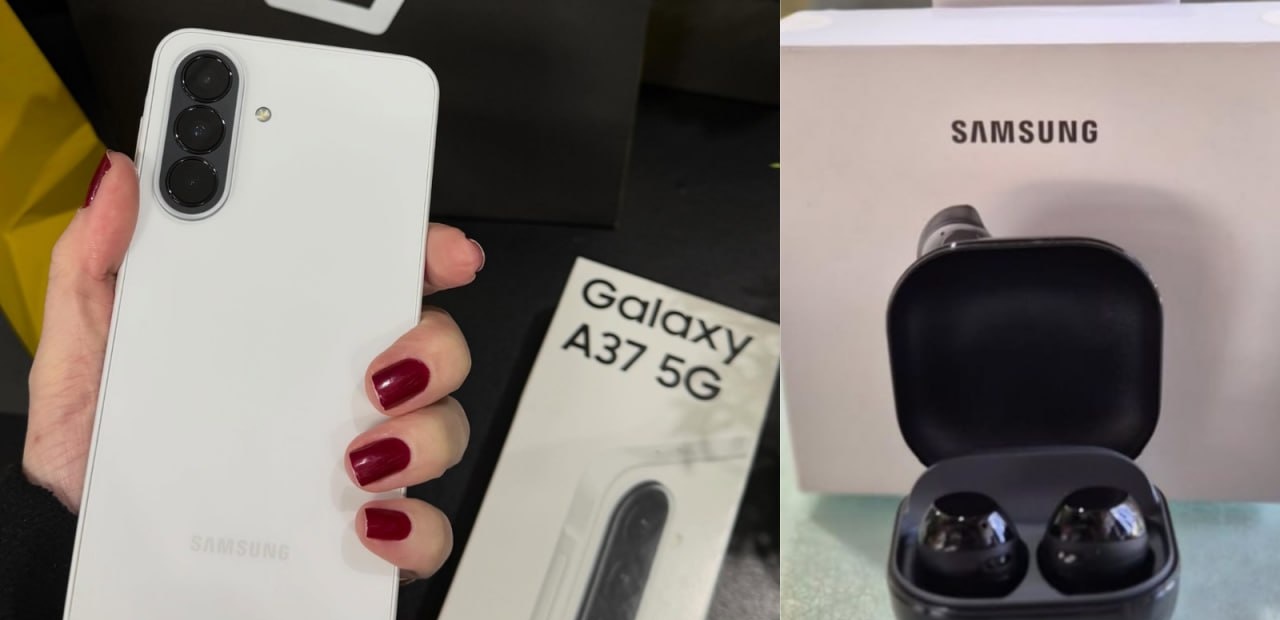 Samsung Galaxy A37 5G, 256GB  Galaxy Buds Core