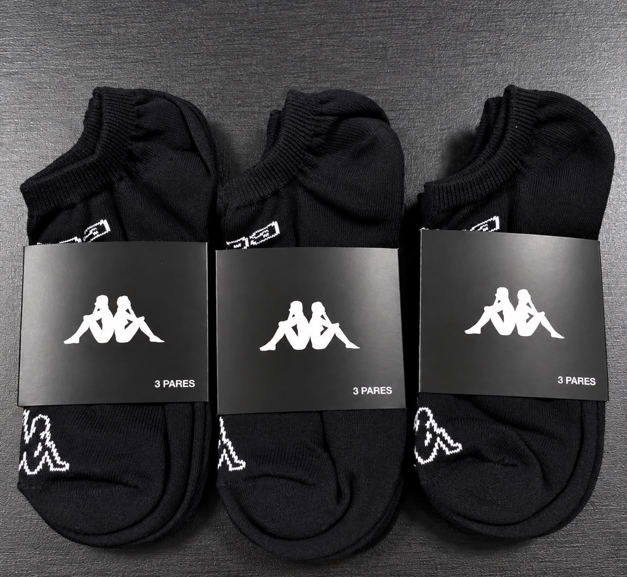 Kit 9 Pares Meias Kappa Sapatilha Soquete Invisível