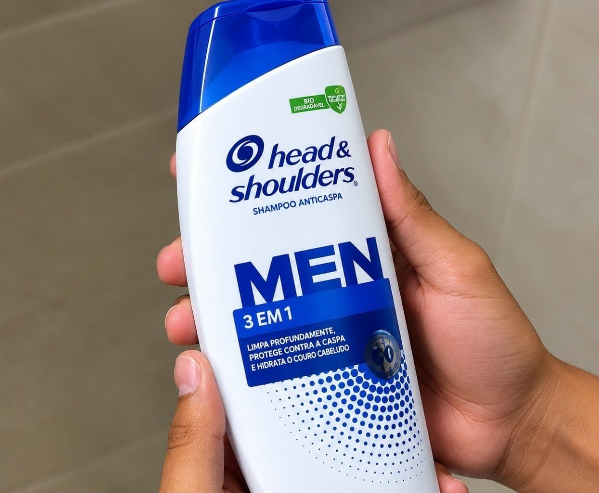 Head  Shoulders Shampoo Anticaspa Men 3 em 1, 400ml