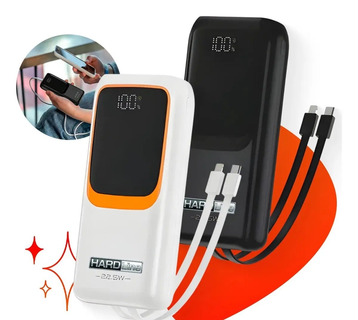 Carregador Portátil Power Bank Turbo 20000mah 22.5w Universal