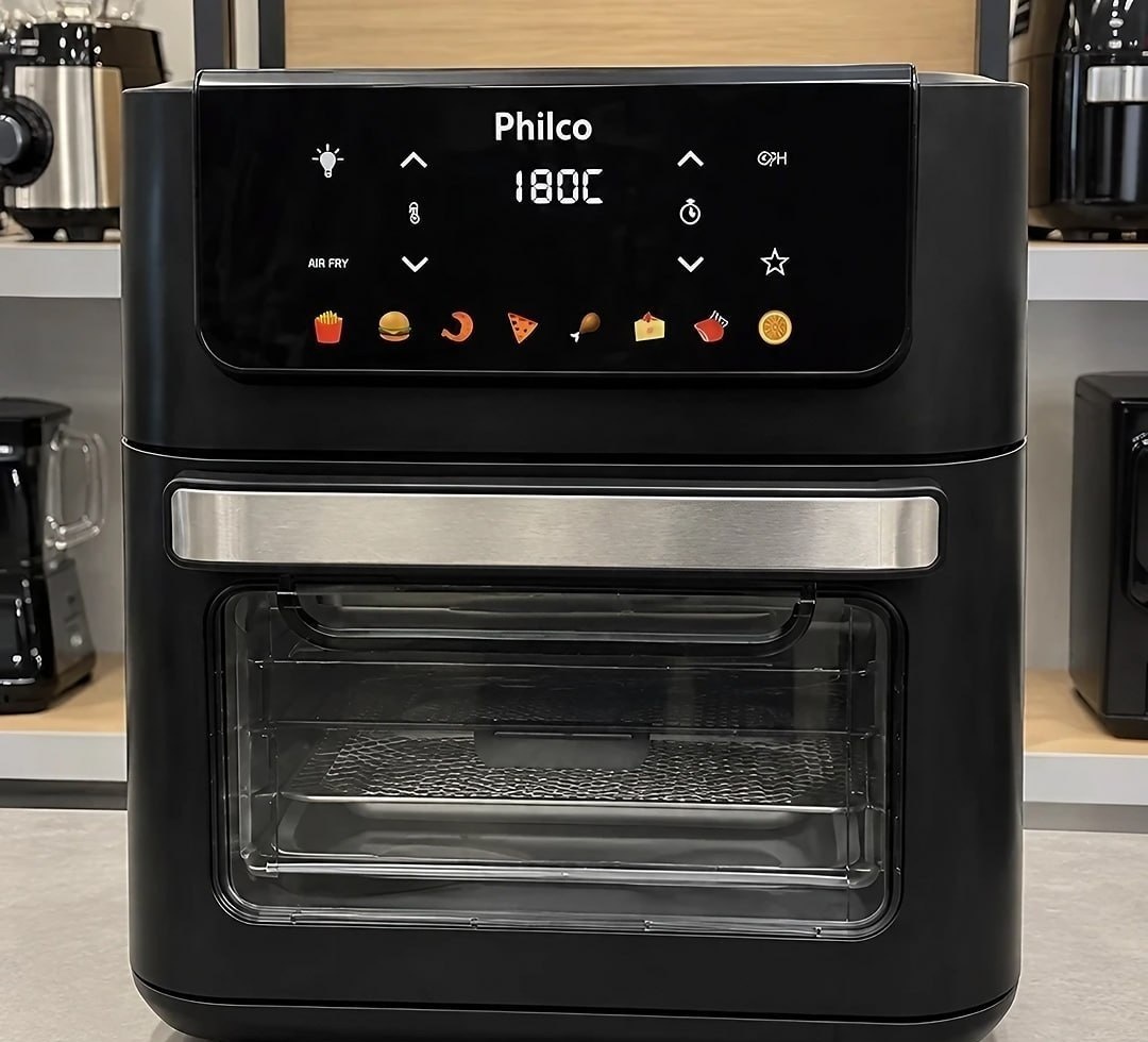 Air Fryer Oven 11 Litros 1800W 8 Funções Philco 127V