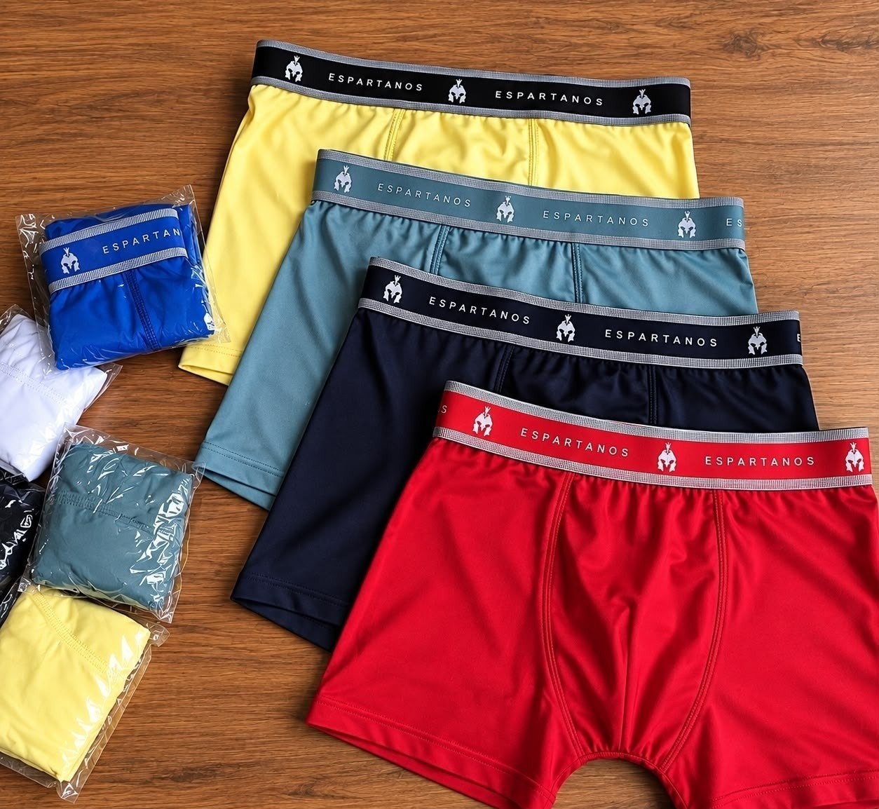 Kit com 10 Cuecas Boxer Espartanos Microfibra