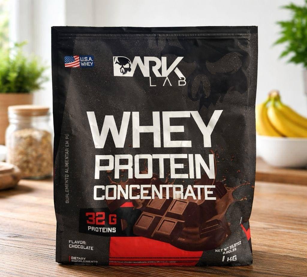 Whey Protein Concentrado 1kg Chocolate Dark Lab