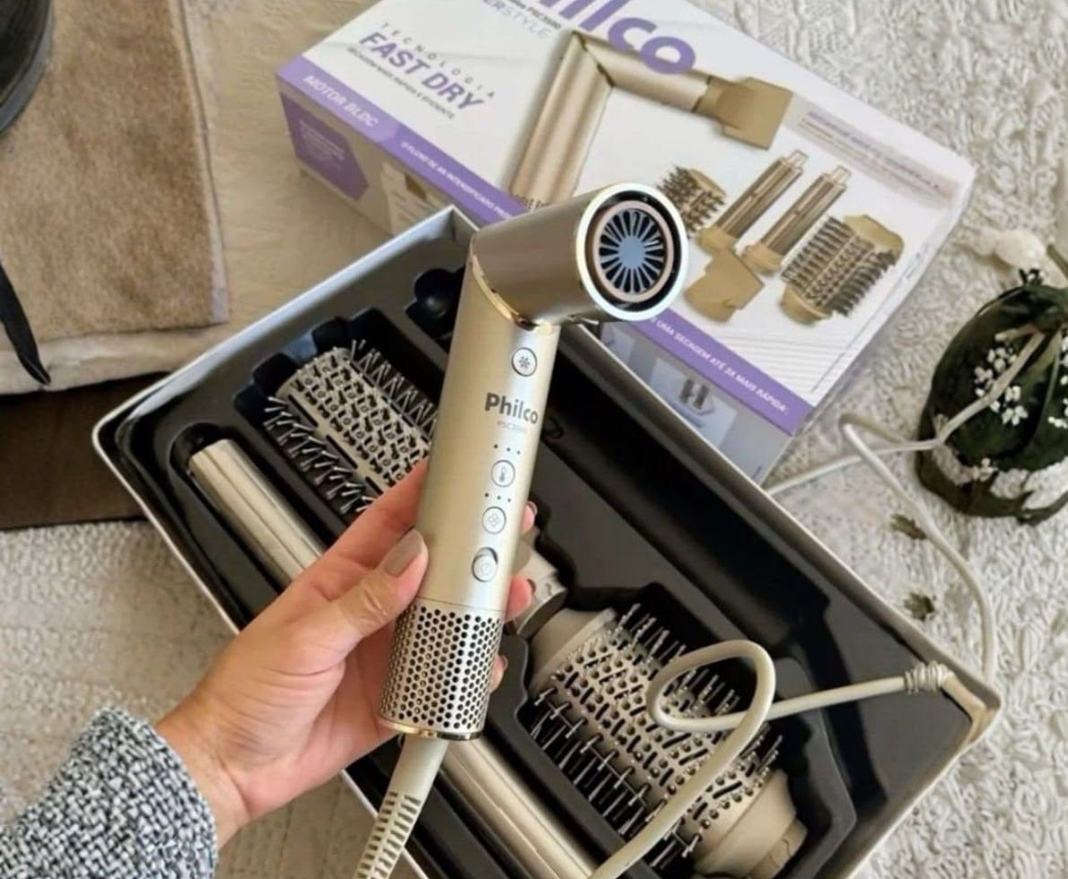 Secador De Cabelos Philco 4 Em 1 Dobrável 220V