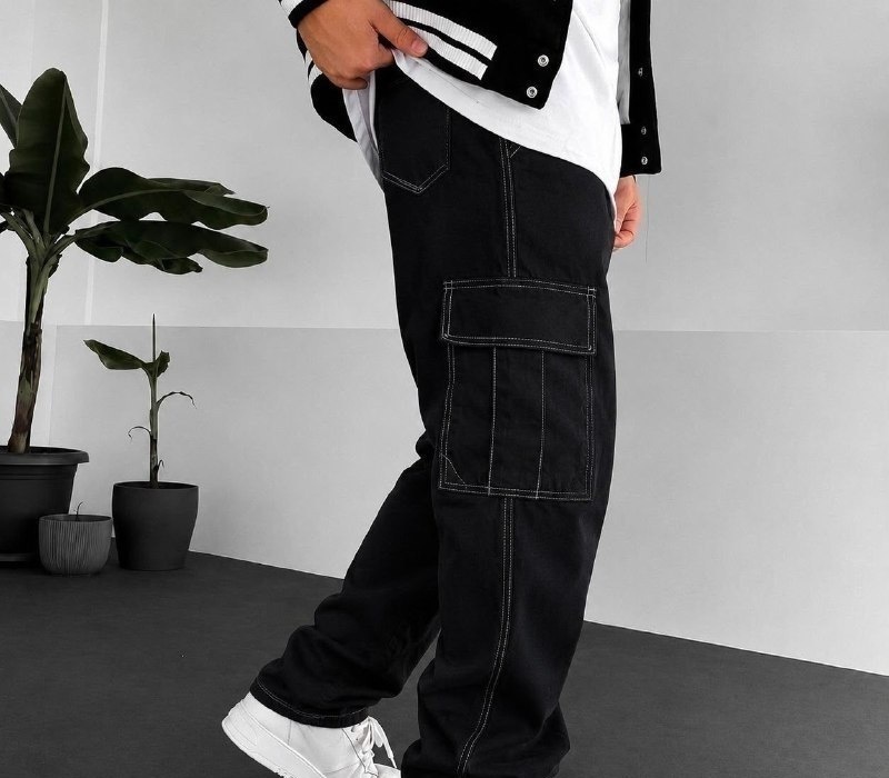 Calça Cargo Sarja 100 Algodão 8 cores