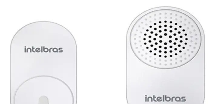 Campainha Intelbras CIK 102 Sem Fio Sem Bateria