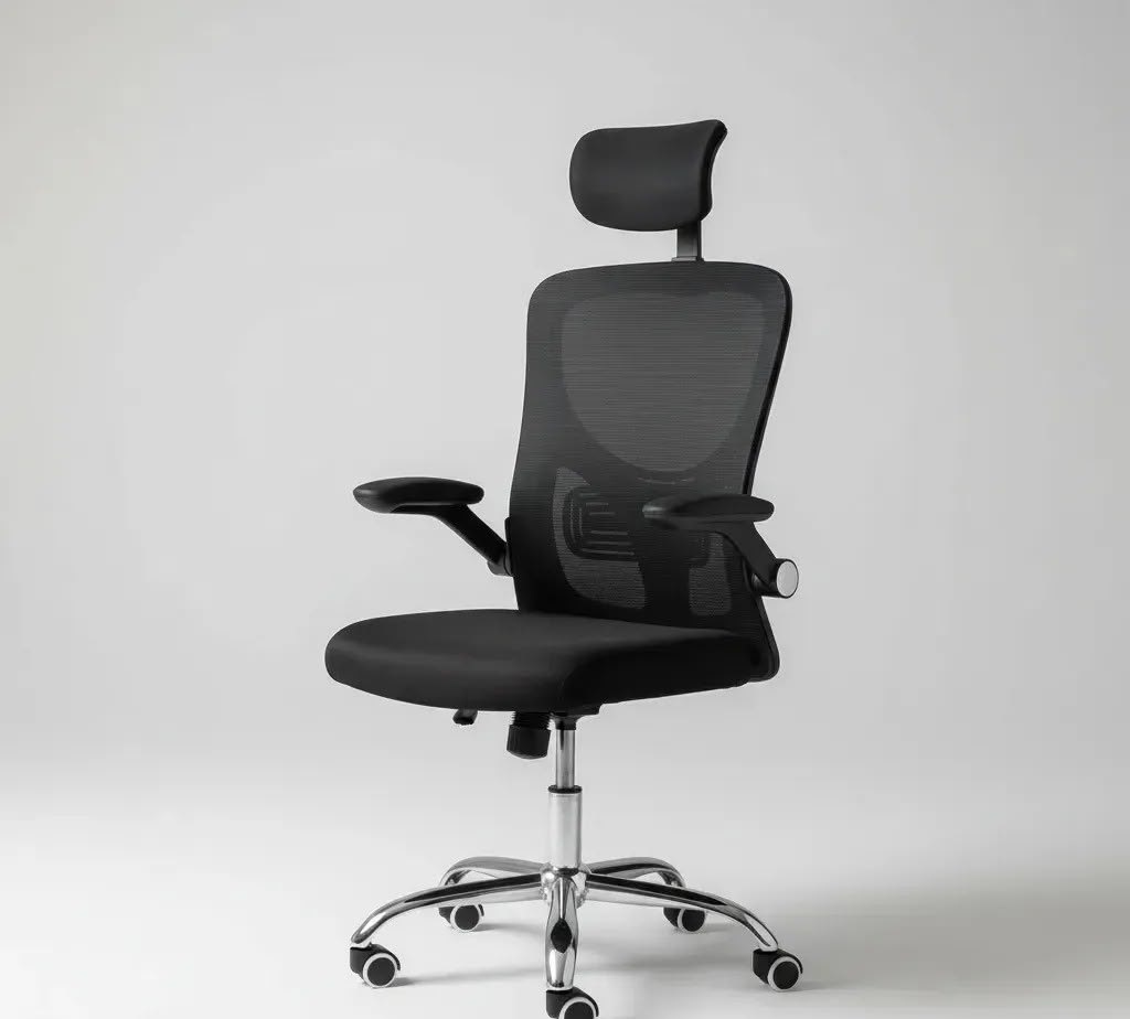 Cadeira De Escritório Ergonômica Ravena Apoio Lombar E Nuca