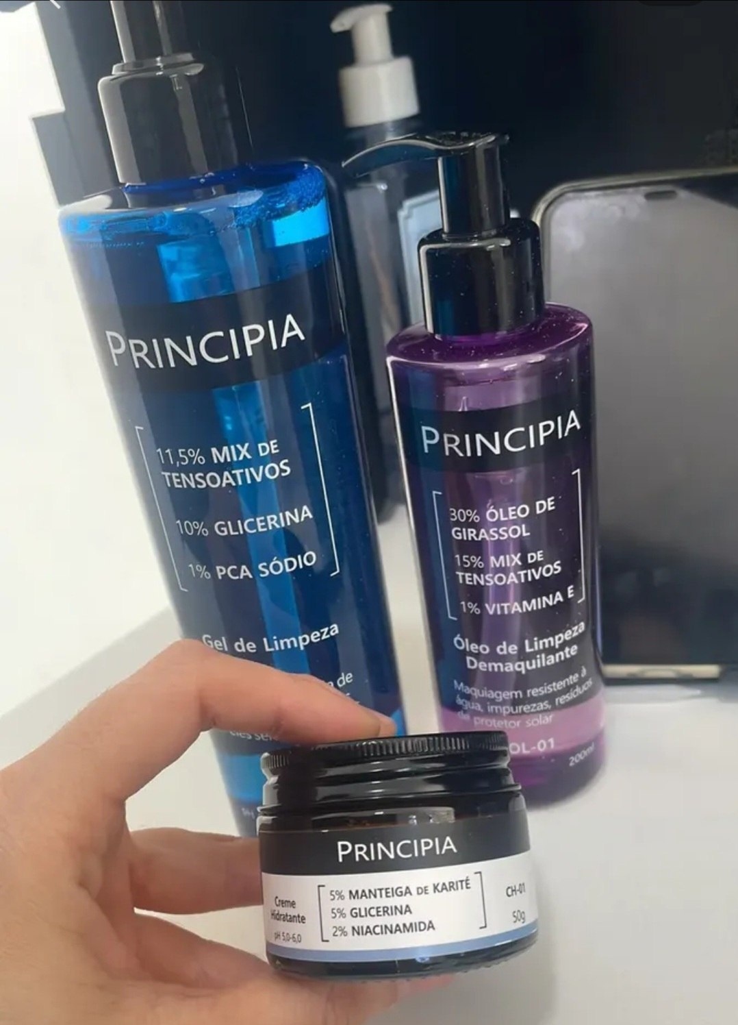Principia Kit Limpeza  Hidratação CH-01  OL-01  GL-02