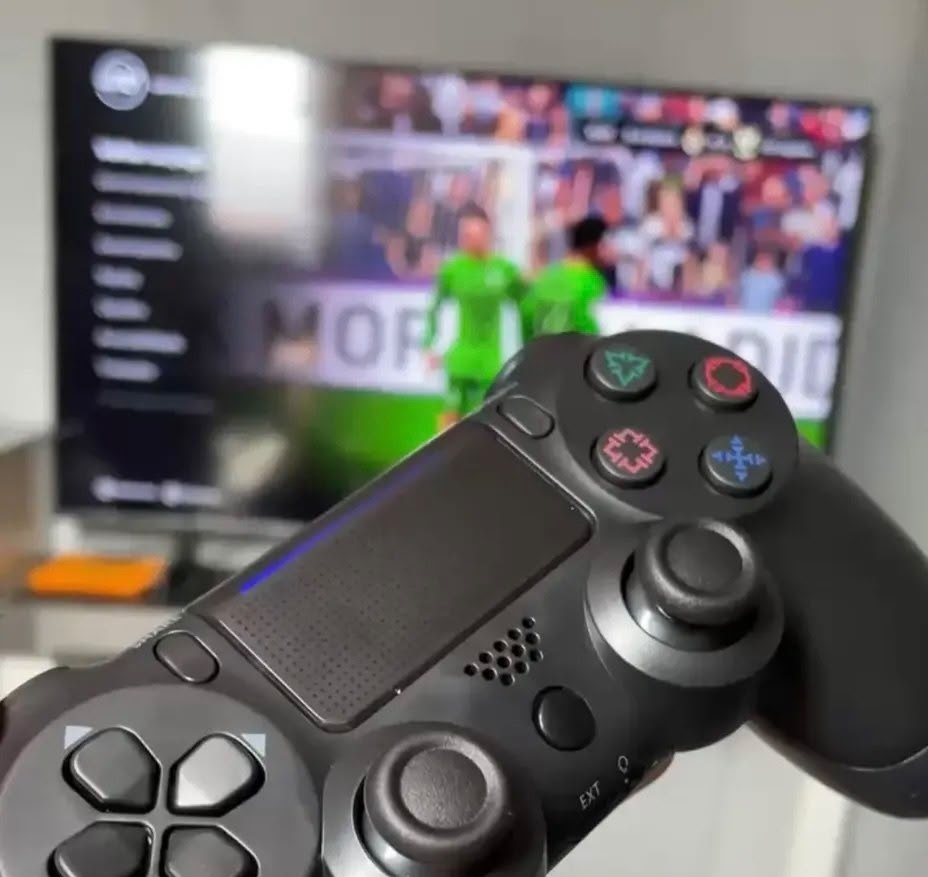 Controle Sem Fio Joystick Bluetooth Para Ps4 Videogame