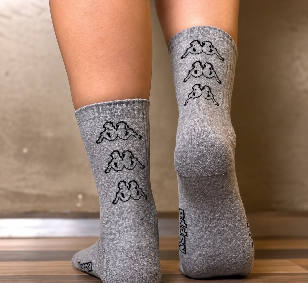 Kit com 9 Pares de Meias Kappa Cano Médio
