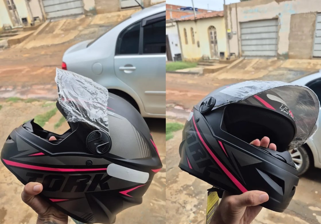 Capacete Moto Pro Tork Fechado Viseira Fumê 4 Cores
