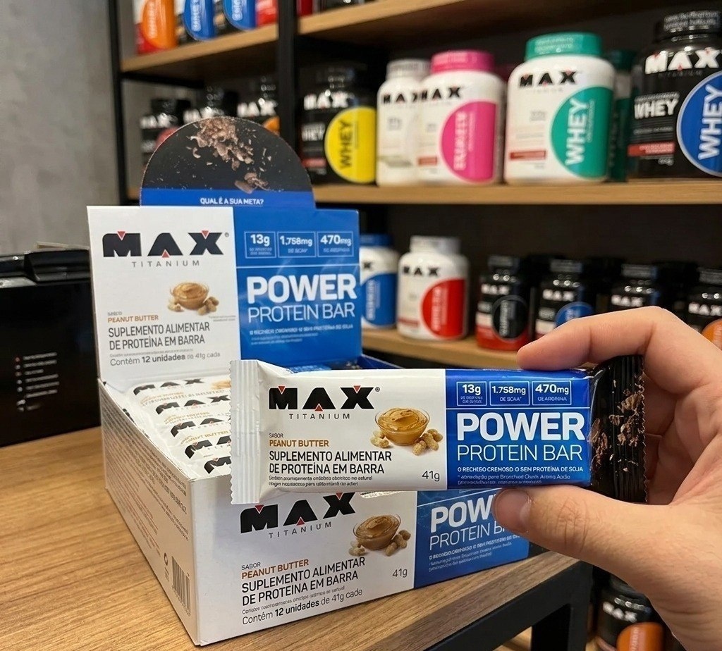 Display com 12 Unidades Max Titanium Milk Caramel 41g