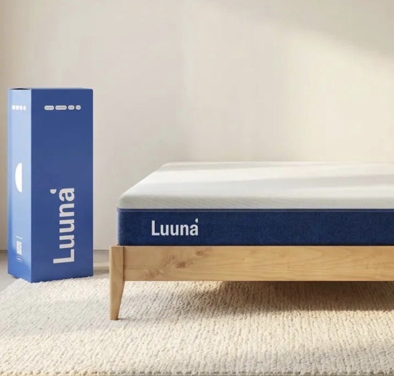 Colchão Casal Luuna Blue, Espuma 20 cm com Bloqueio de Movimento, 10 Anos de Garantia