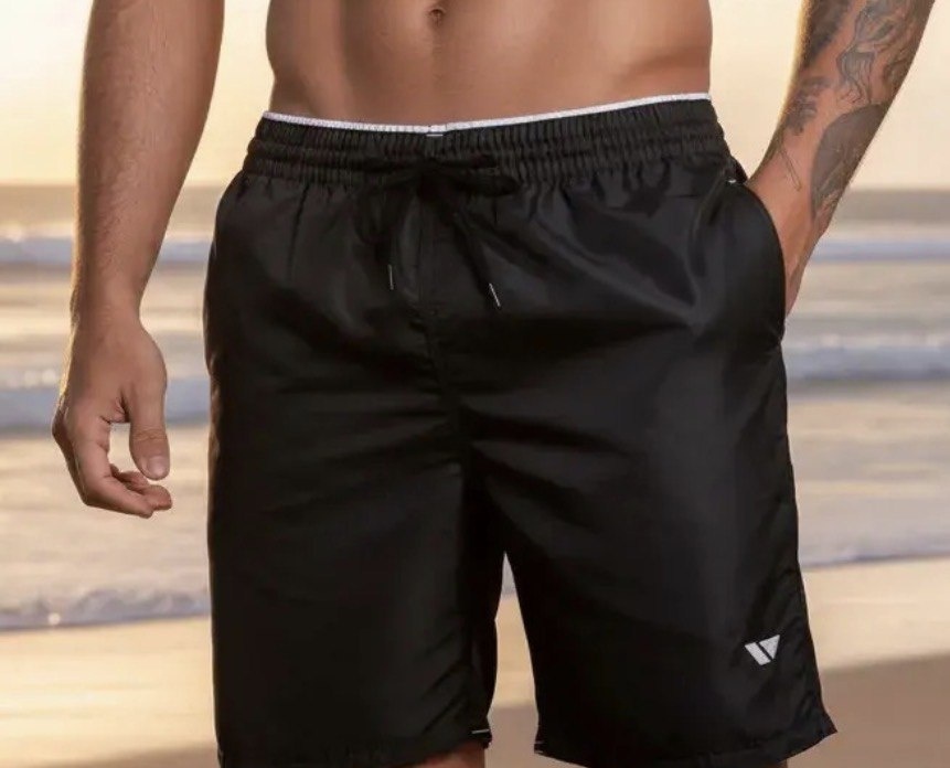 Kit 3 Bermudas Shorts Lisos Masculino Academia Fitnes Treino