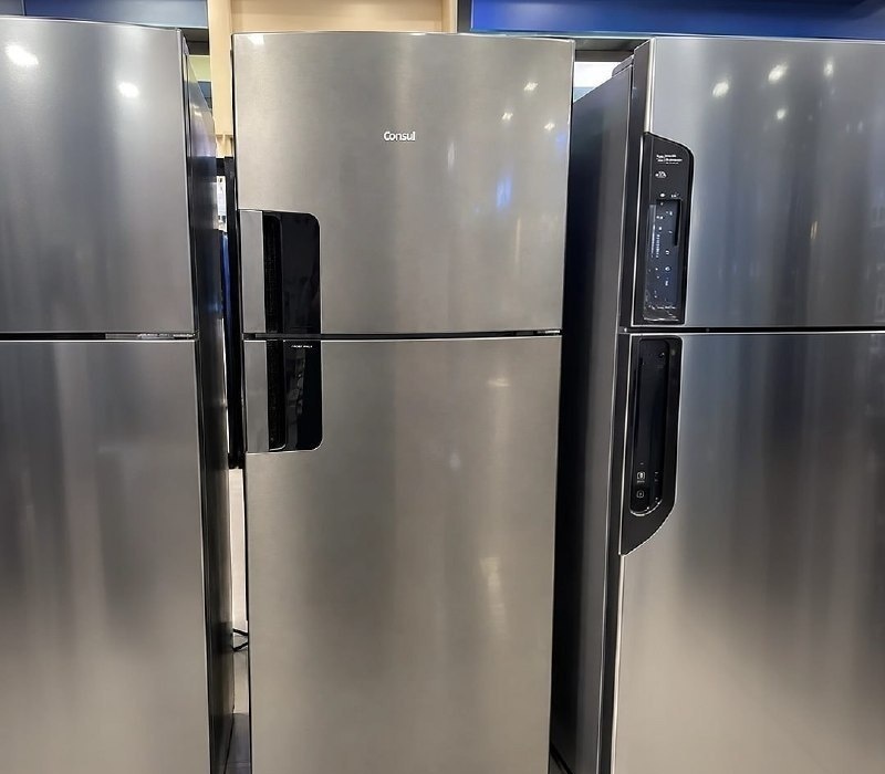 Geladeira Consul Frost Free 455L Duplex Inox