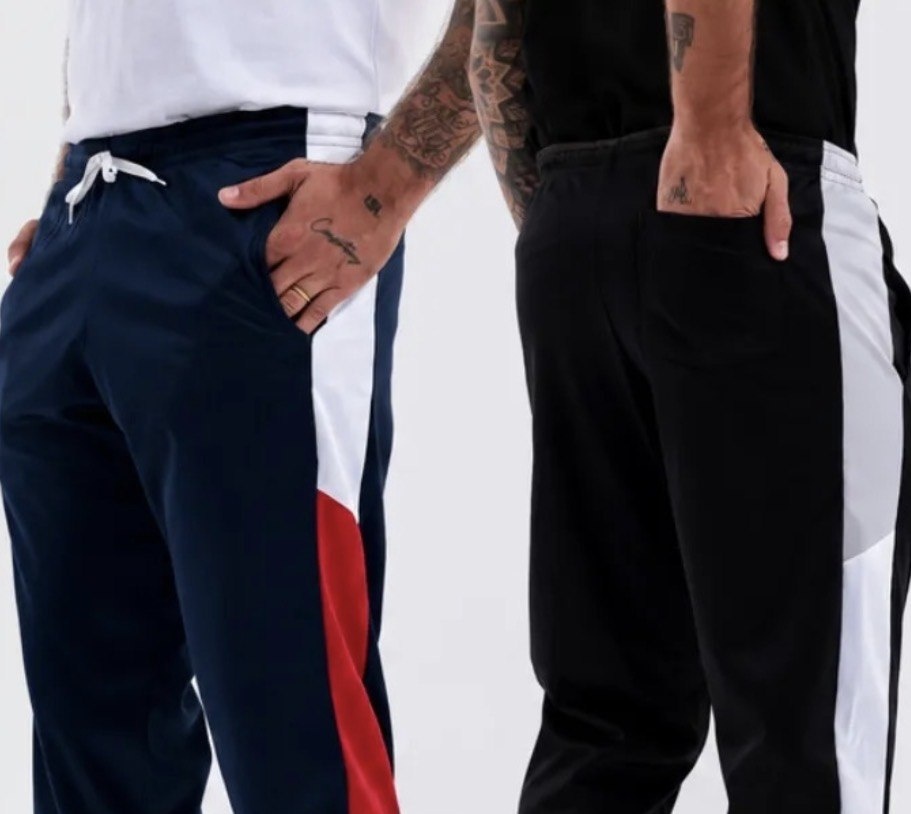 Kit2 Calça Moletom Masculina Academia Corrida Chimpa Esporte