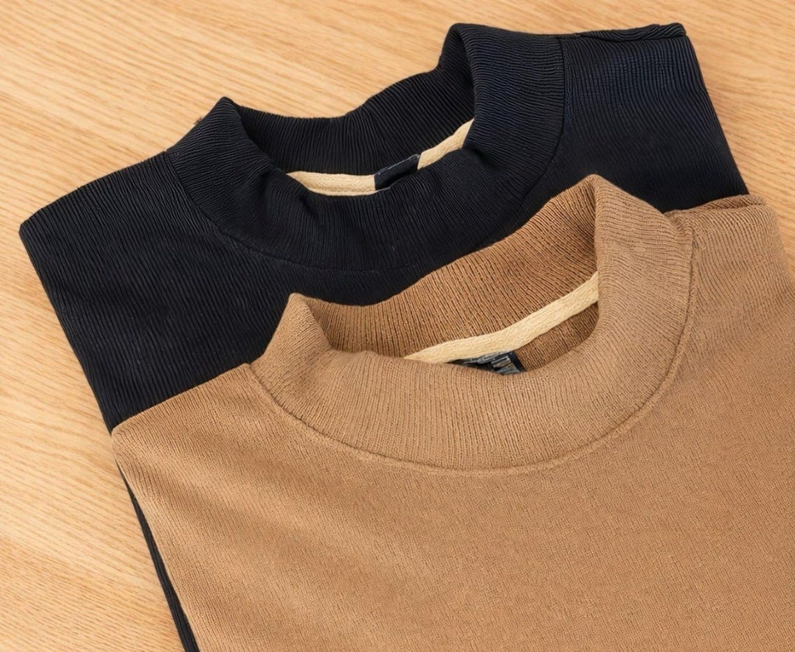 Kit 2 Camisetas Oversized Texturizadas