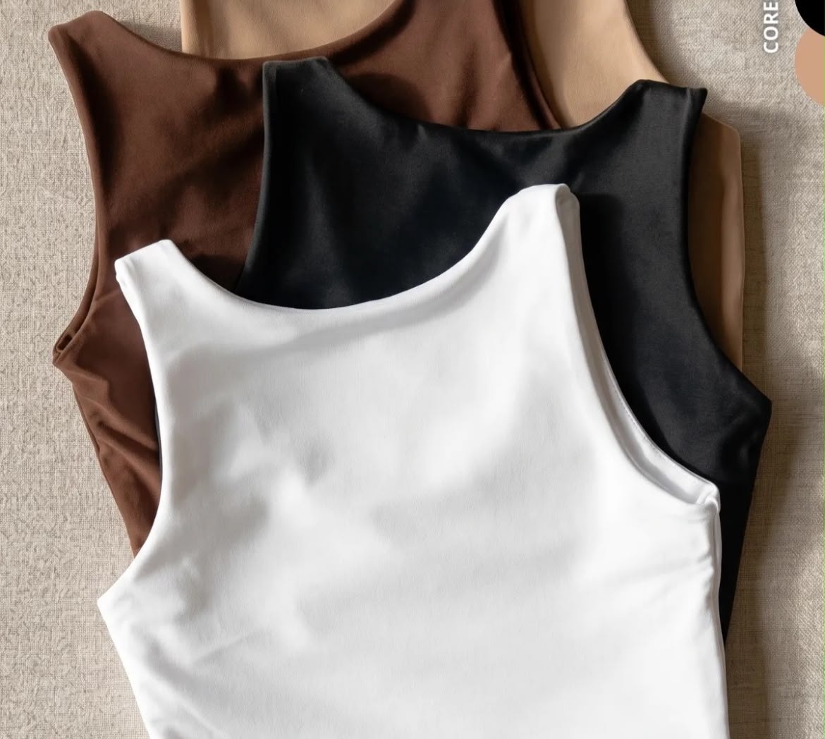 Kit 4 Blusas Regata Feminina Suplex Tshirt Básica Casual
