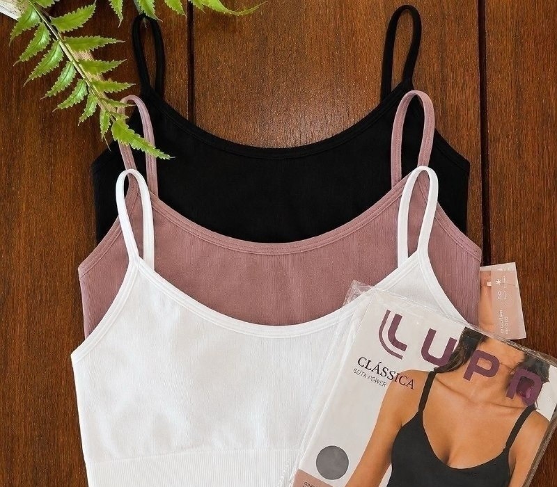 Top Lupo Loba Fitness 3 cores