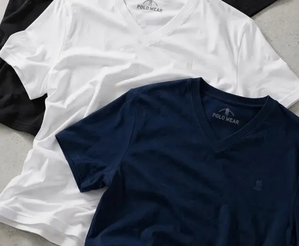 Kit 3 Camisetas Gola V Polo Wear