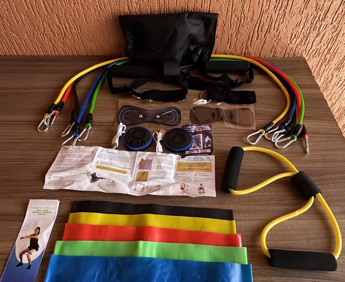 Kit 20 Itens Esportivos Para Treino Em Casa