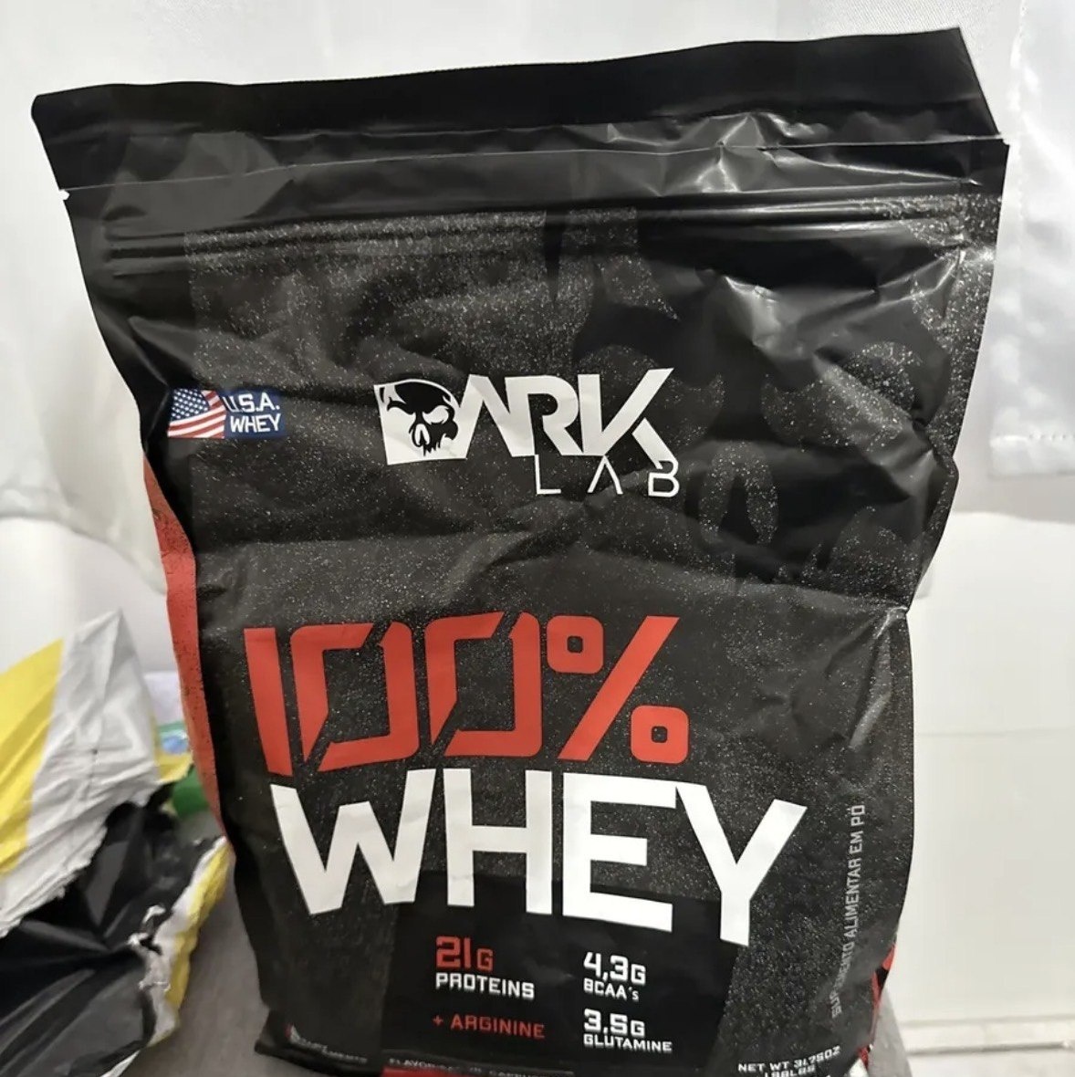 Whey Protein Concentrado 100 900g Refil Dark Lab Sabor Cookies