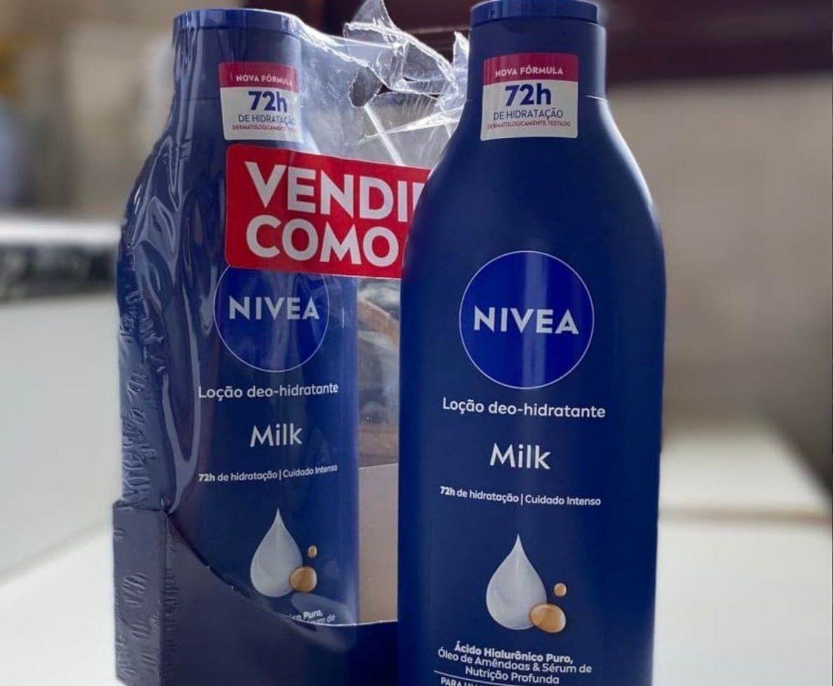 Kit 2Unid. Loção NIVEA Hidratante Milk Pele Seca a Extrasseca 400ml