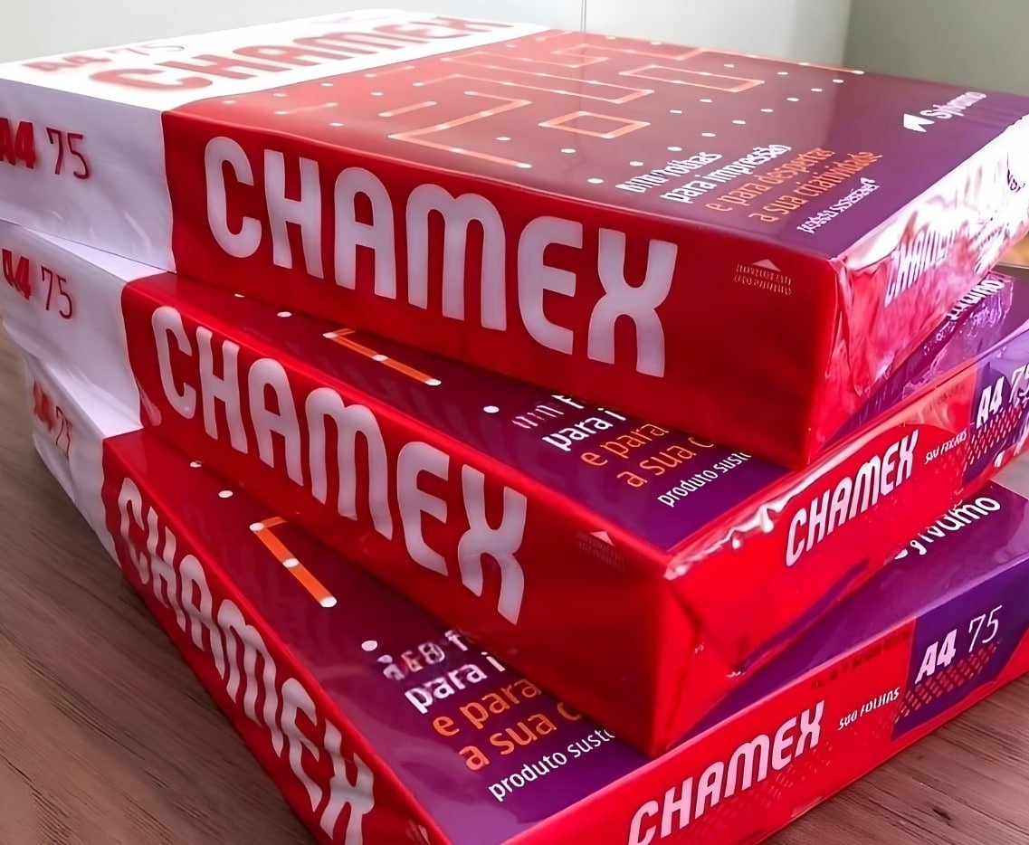 Papel Sulfite Chamex A4 75 Gramas c 300 Folhas