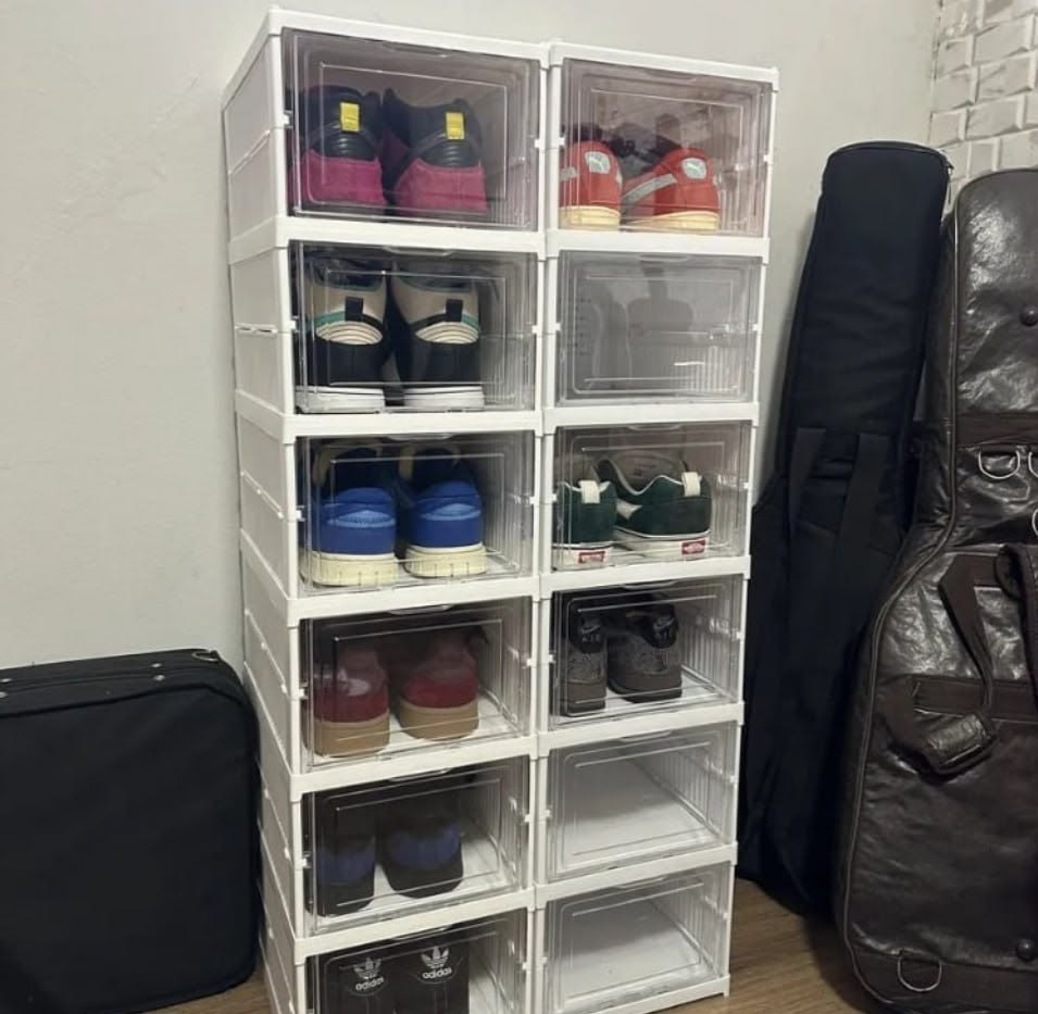 Sapateira Organizador Sapatos Empilhável Vertical 6 Andares