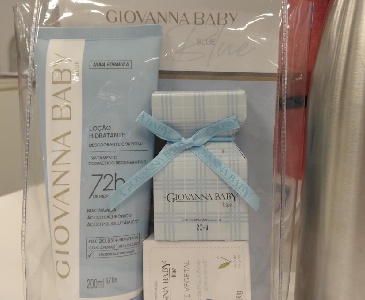 Kit Giovanna Baby Colônia 20ml  Loção 200ml  Sabonete 90g