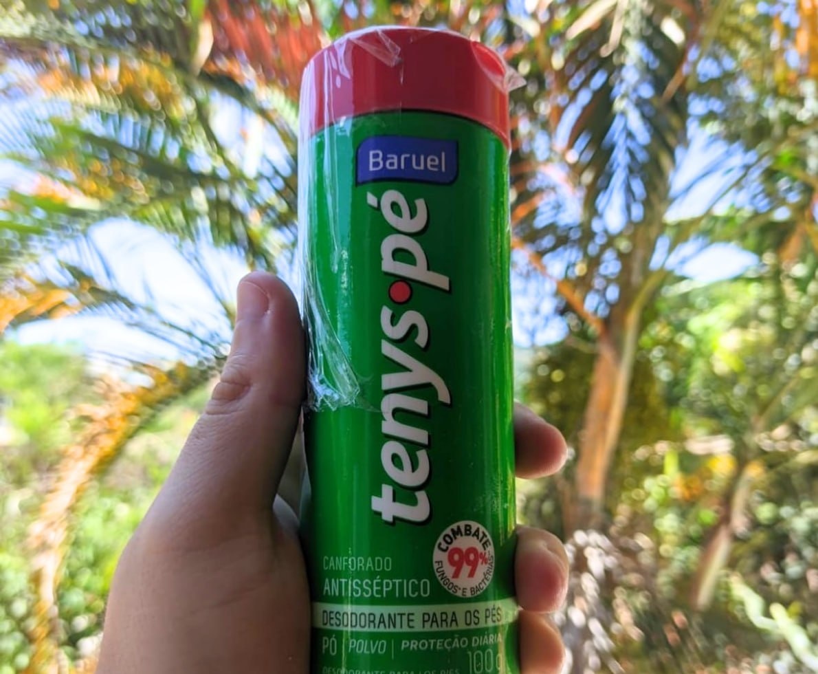 Tenys Pé Baruel Canforado Pó 100g