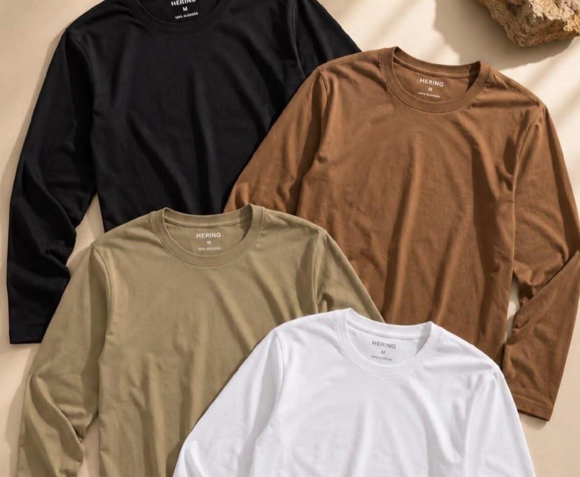 Camiseta Manga Longa Slim Hering
