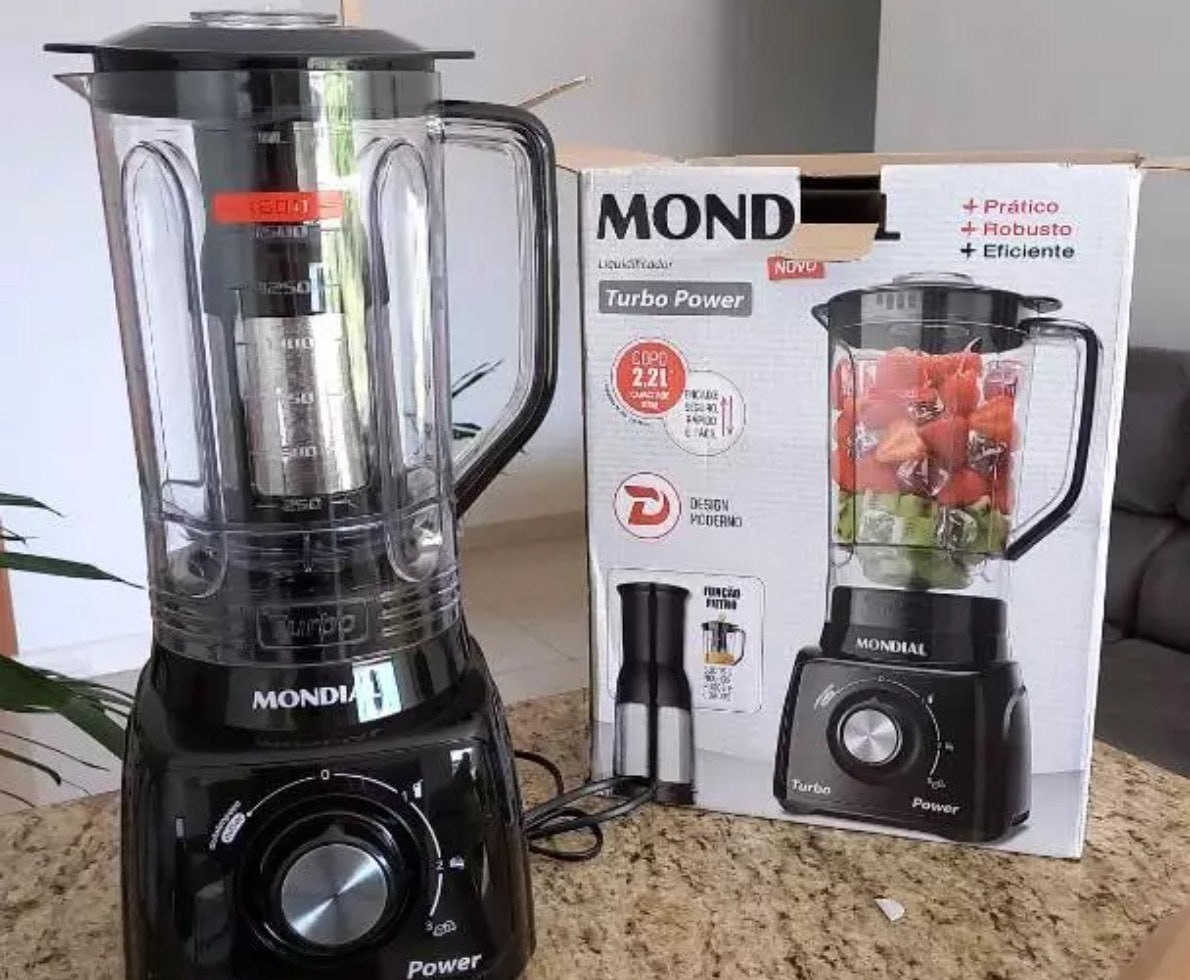 Liquidificador Mondial Turbo Power 550W, 220V