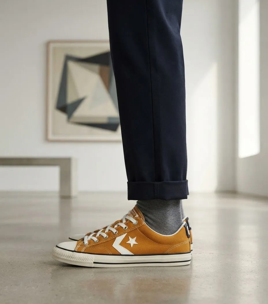 Tênis Converse Star Player Co0648 Curto Tecido